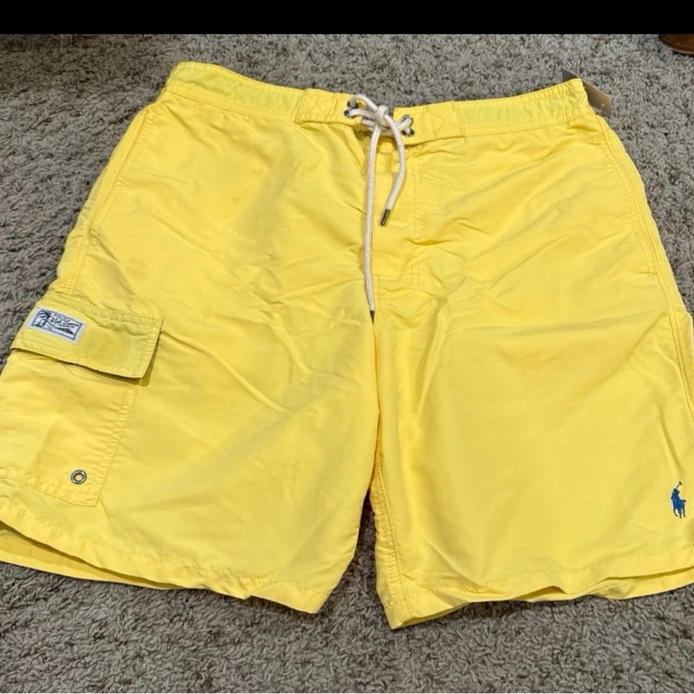 Polo Ralph Lauren Bright Yellow Swim Trunks